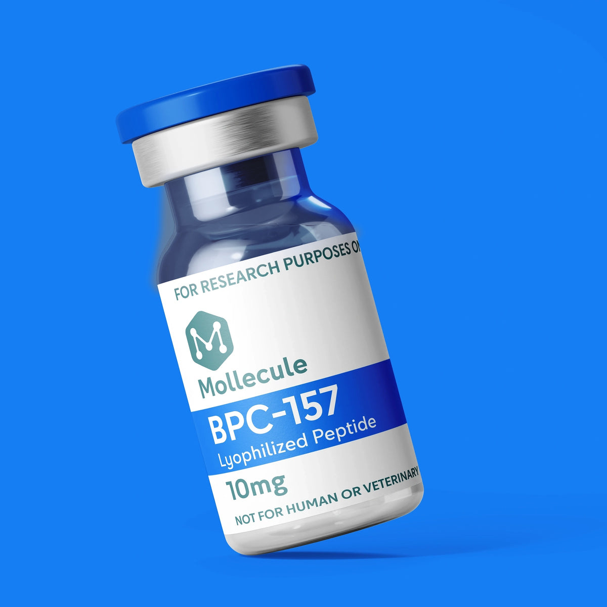 BPC-157 lyophilized peptide vial
