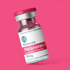 Melanotan II lyophilized peptide vial