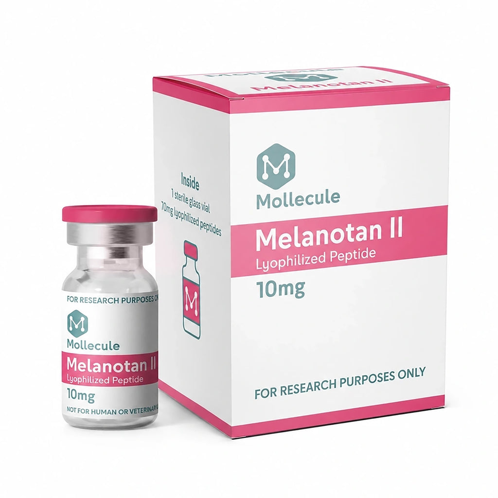 Melanotan II vial and box