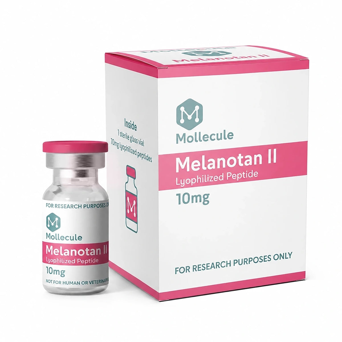 Melanotan II vial and box