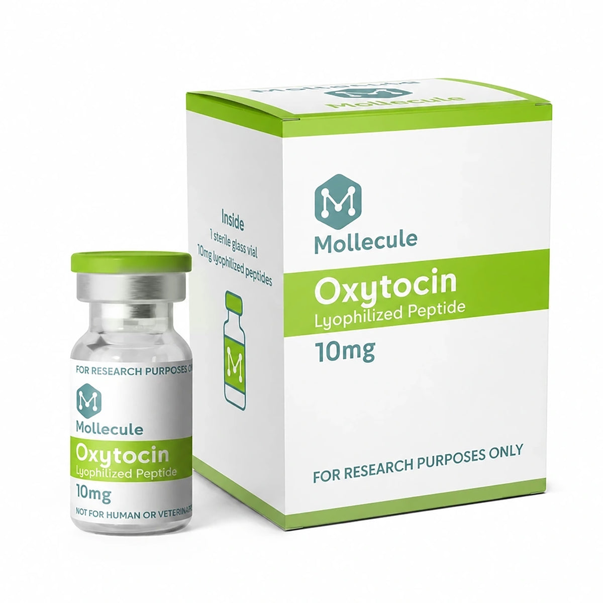 Oxytocin vial and box