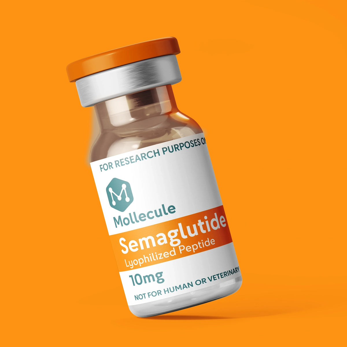 Semaglutide lyophilized peptide vial
